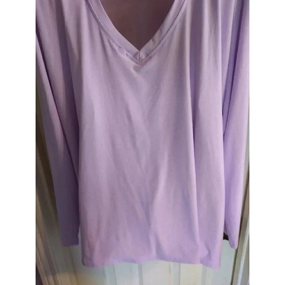 Maurice Top Lavender Open Back Sz 2X Bust 56 Length 30 - Picture 6 of 8